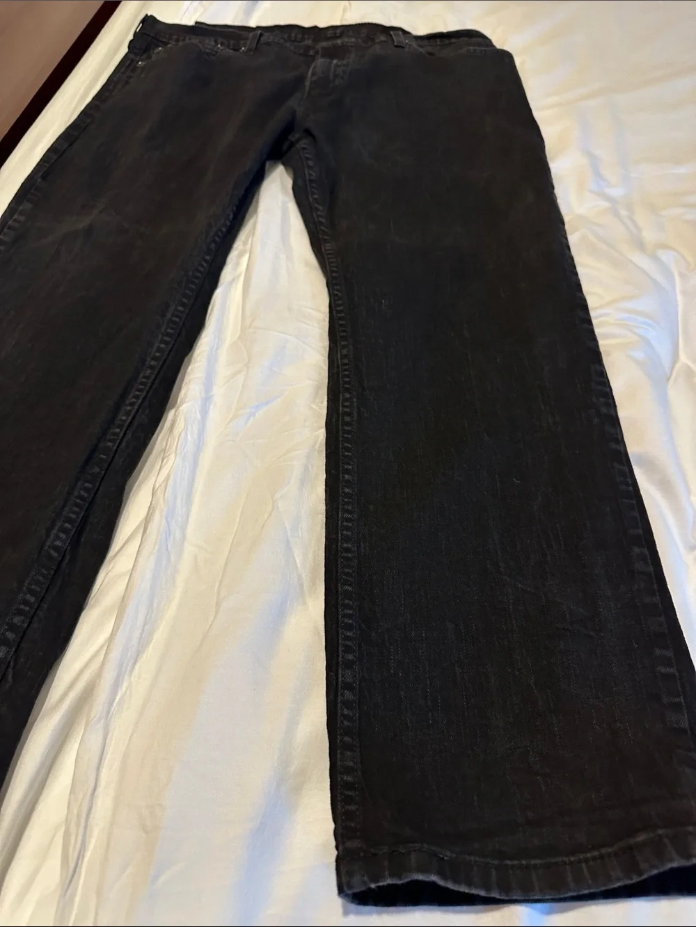 Levi's Men's Straight Black Denim Jeans